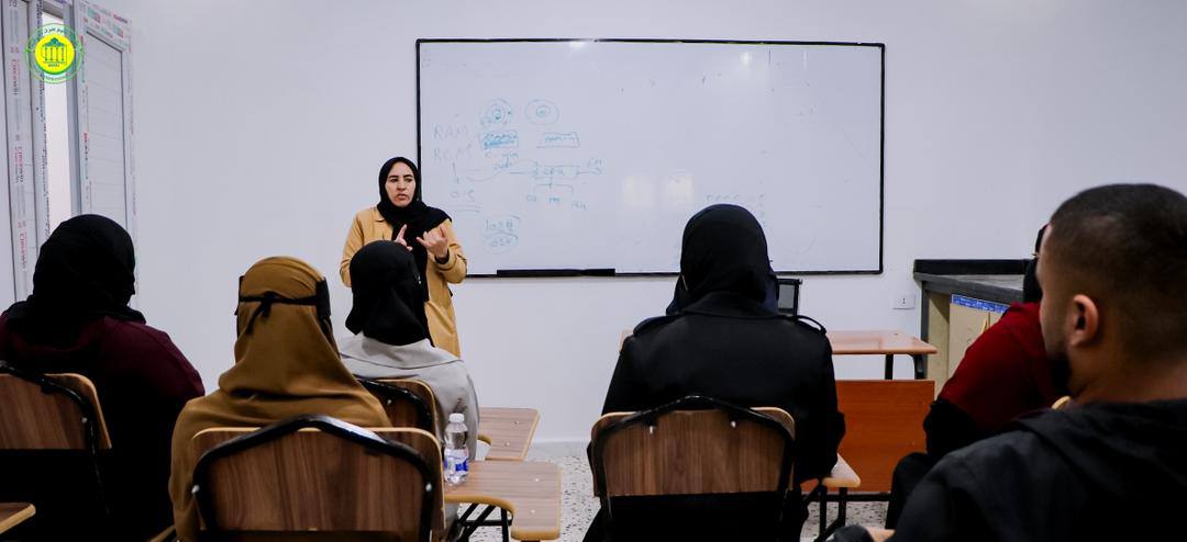 لقاء مع طلاب قسم المختبرات الطبية بكلية العلوم الصحية